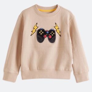 Kids NWT Tan Gaming Sweatshirt Sovereign Code boys size 6